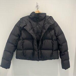 THE NORTH FACE 550 Down Fill Black Cropped Puffer Jacket | Women’s XL